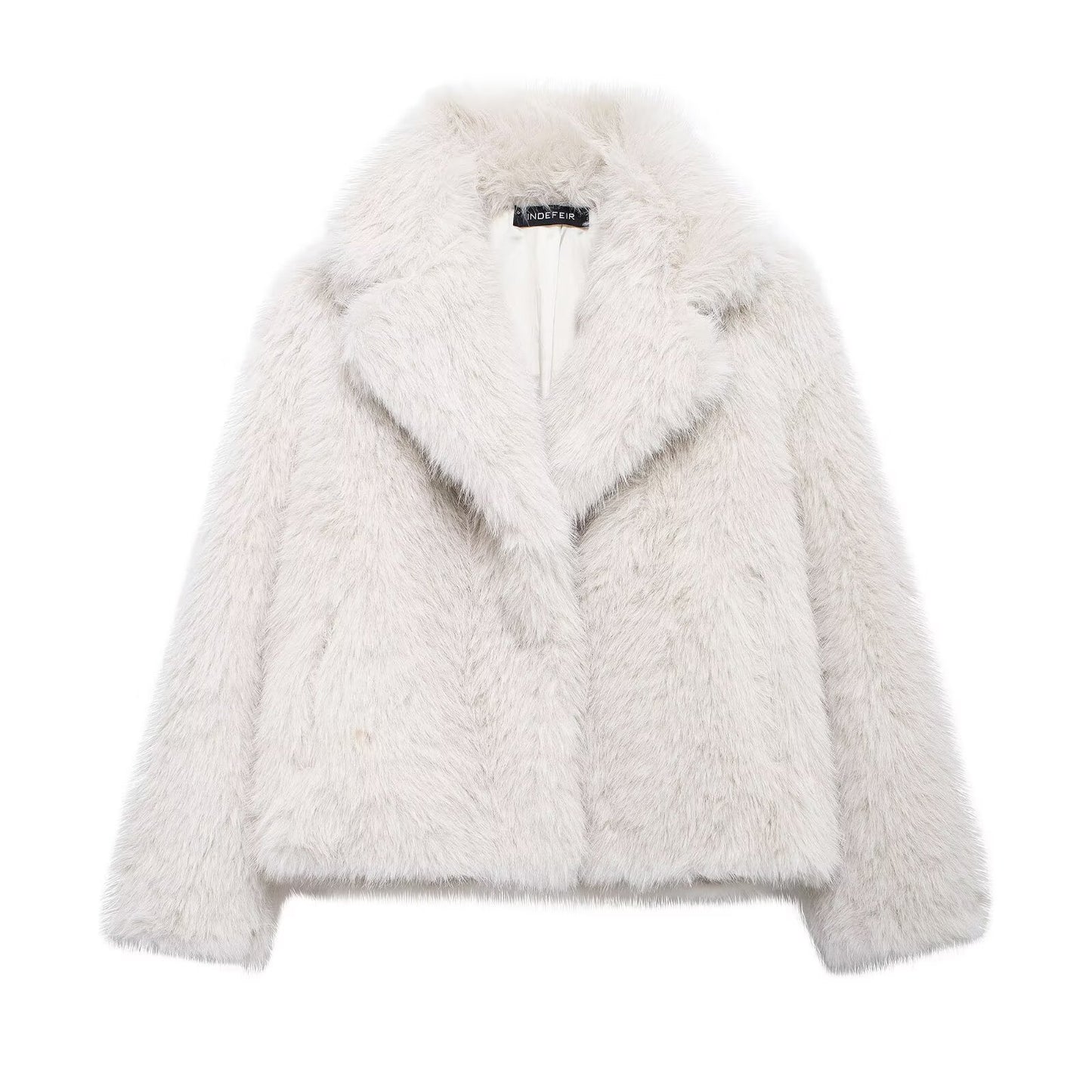 Beautiful Attractive Autumn Artificial Fur Effect Jackets