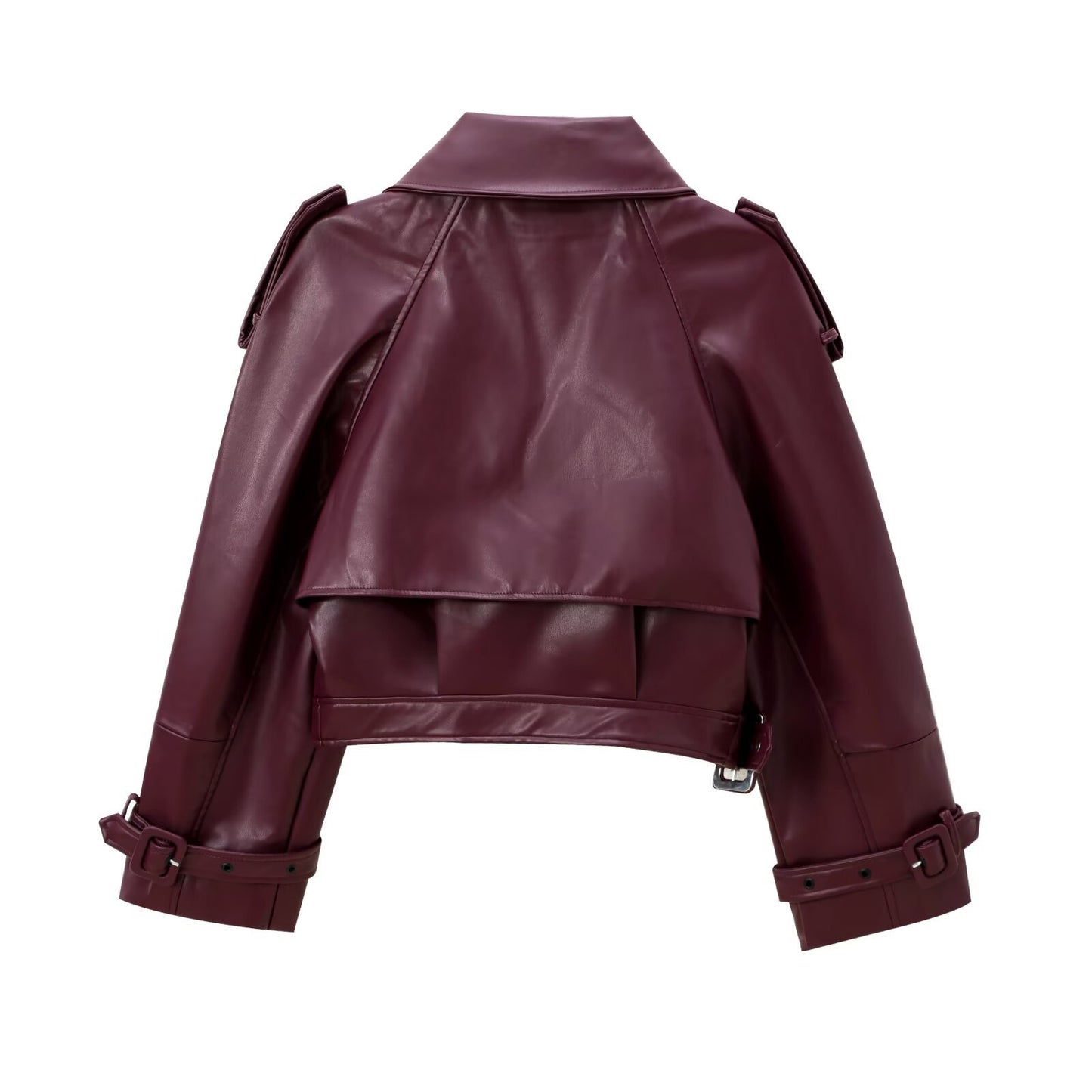Women's Model Style Profile Shoulder Motorcycle Leather Jackets
