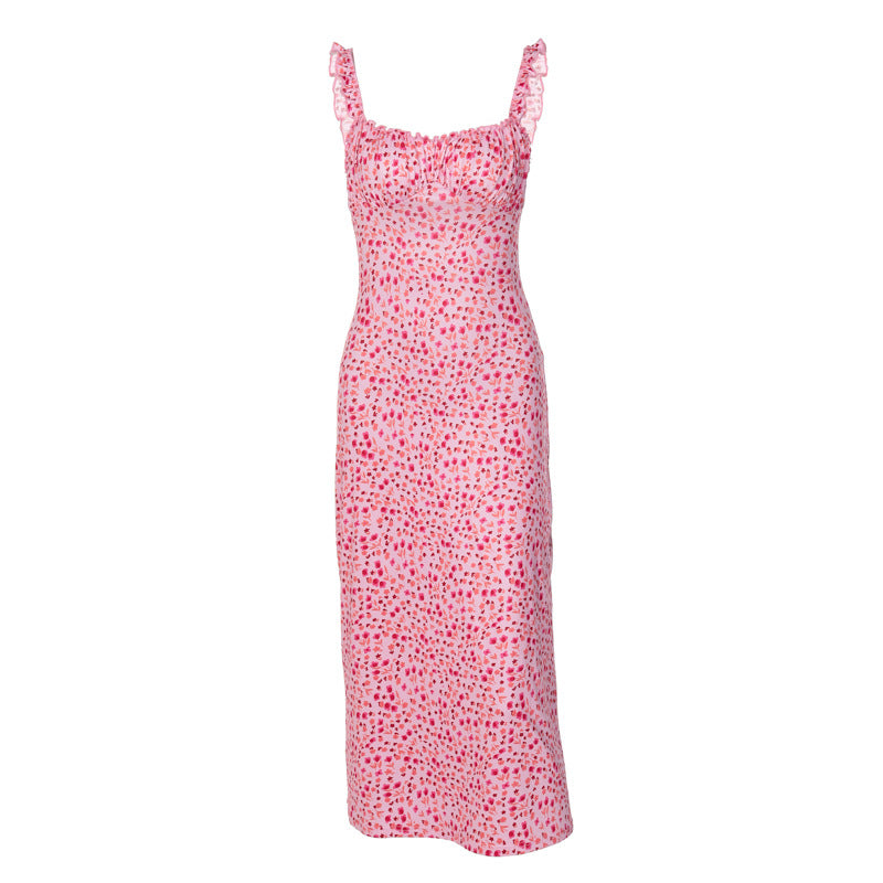 Women's Sexy Bohemian Vacation Style Small Floral Dresses