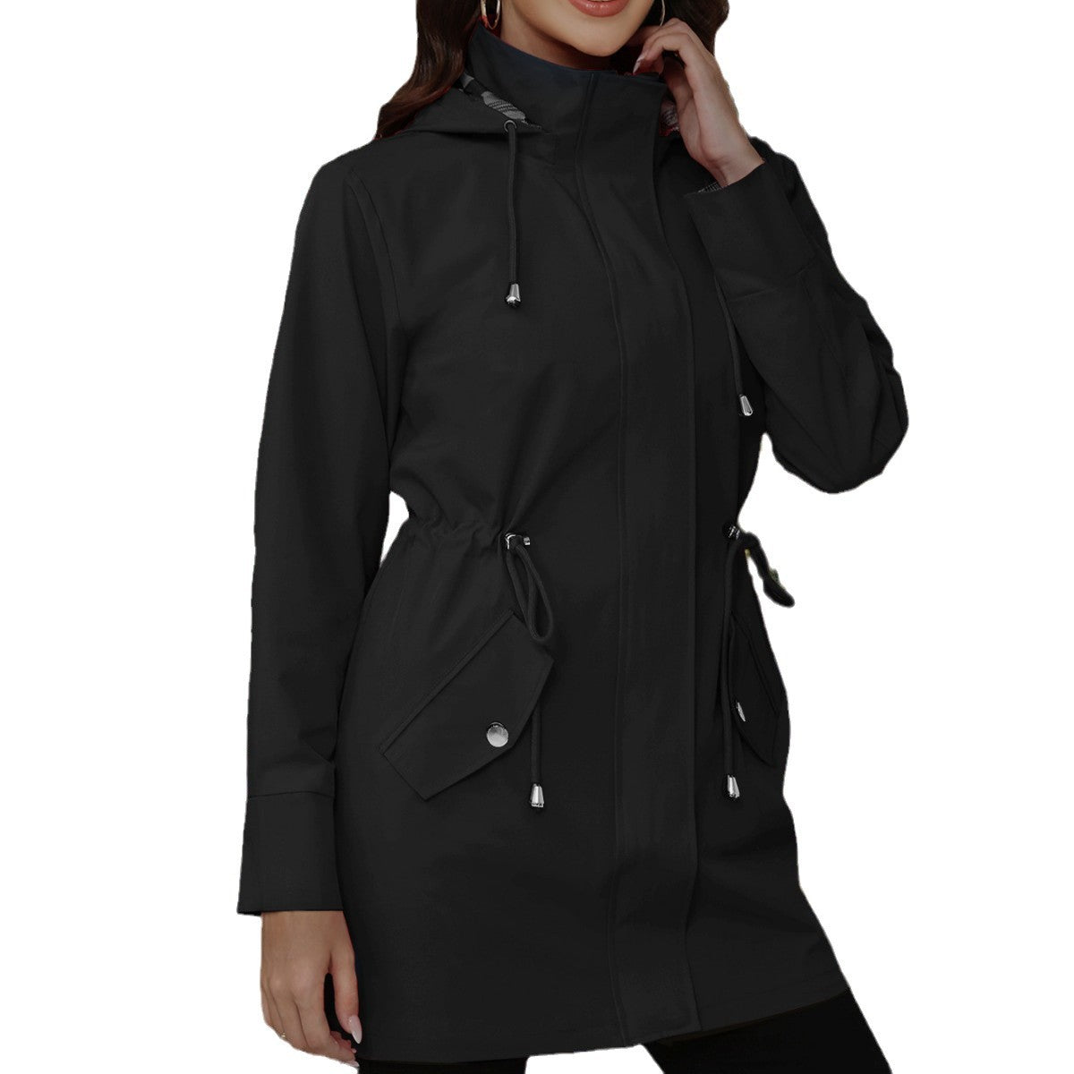 Women's Slimming Hooded Outdoor Versatile Casual Coats