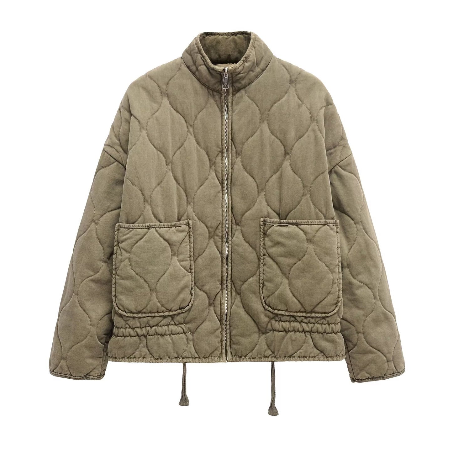 Women's Winter Street Fashion Quilted Long-sleeved Cotton Jackets