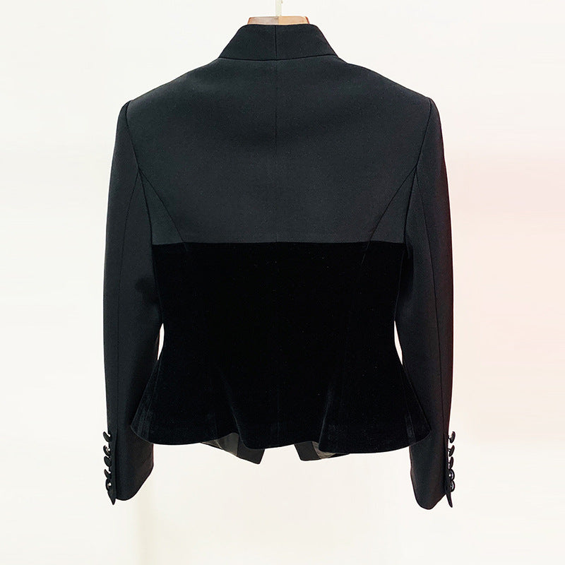 Durable Fashion Structure Profile Veet Stitching Blazers