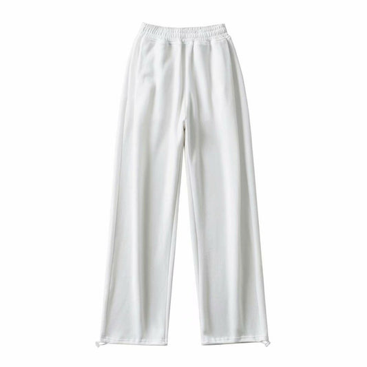 Female Casual Jogger Gray High Waist Pants