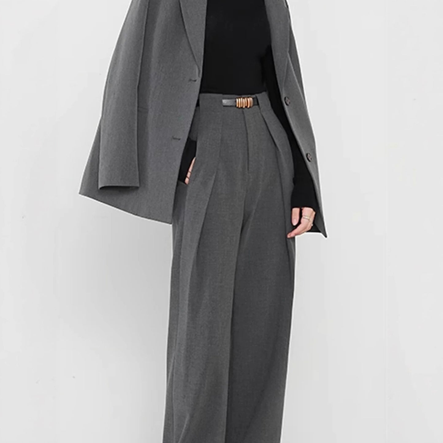 Idle Style High-grade High Waist Loose Pants