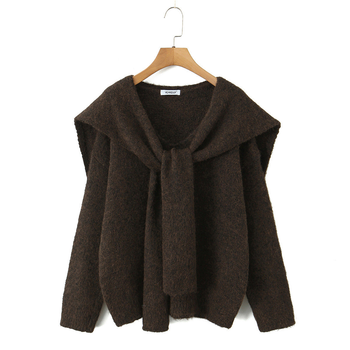 Women's Two-piece Set With Shawl Knitted Pullover Sweaters