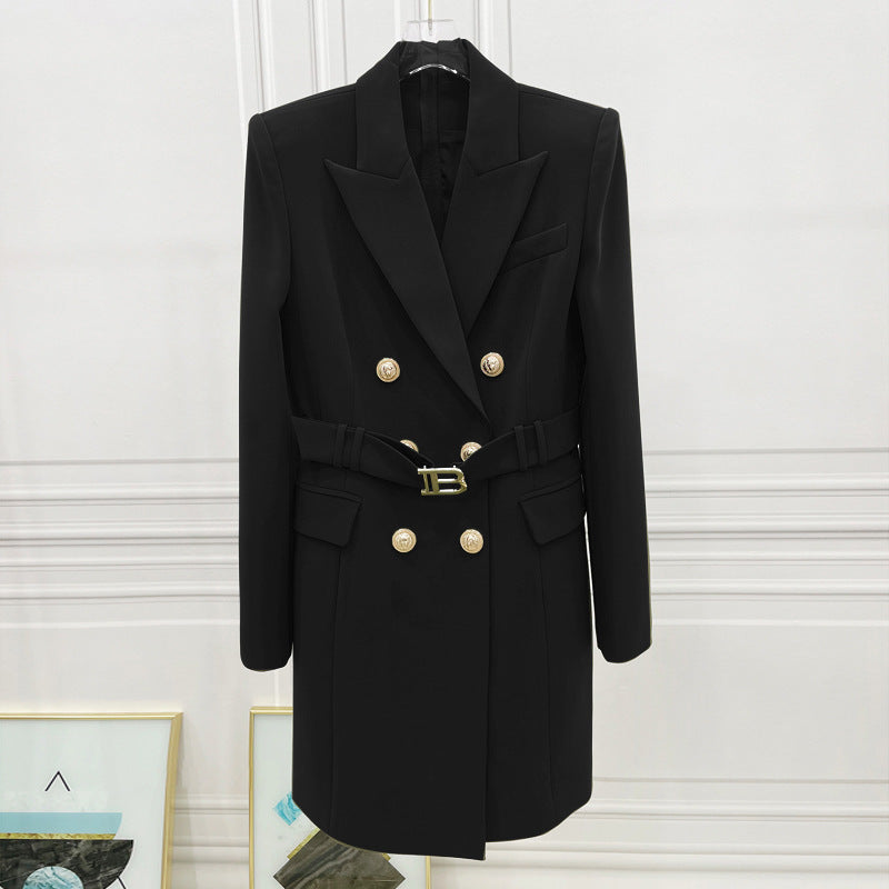 Quality Double Breasted Casual Solid Color Blazers