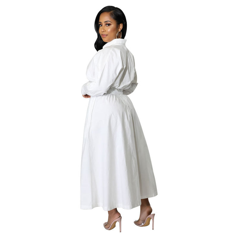 Women's Shirt Casual Long Sleeve Solid Color Blouses