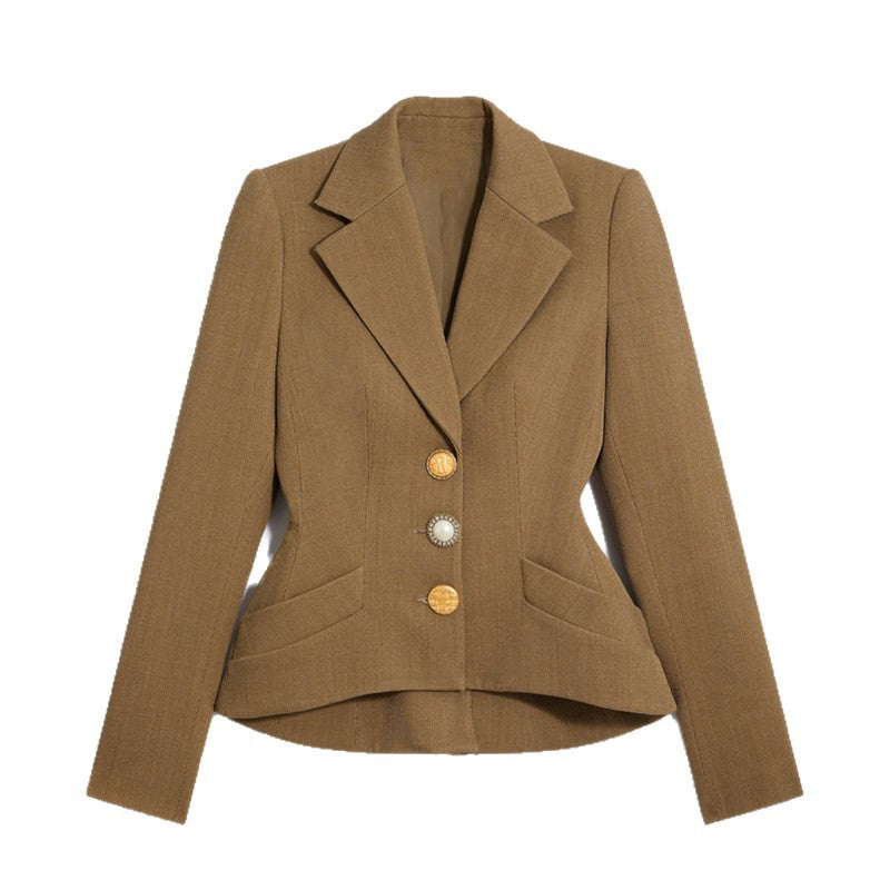 Women's Temperament Commute Style Fashion Small Autumn Blazers