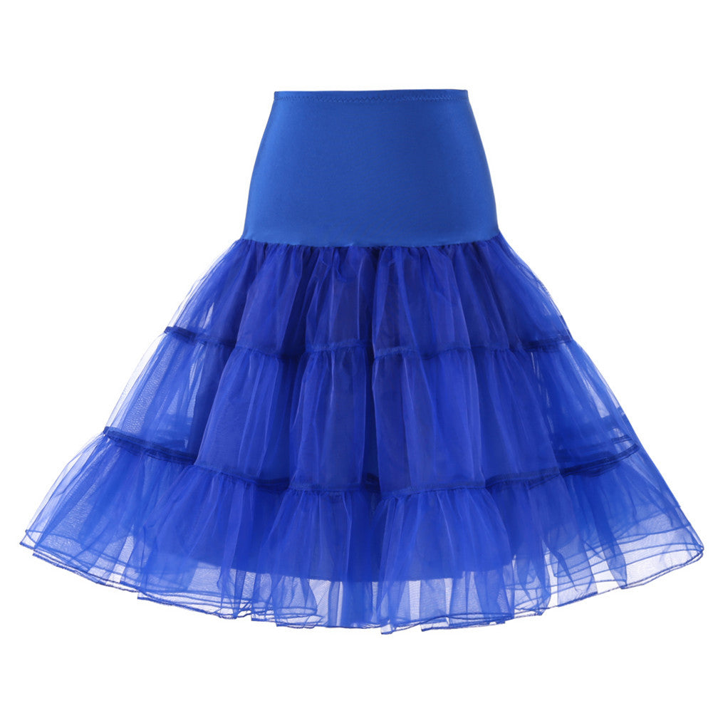 Boneless Gauze Crinoline Violent Color Slip Wedding Dresses
