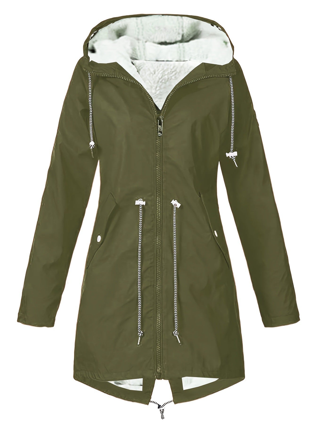 Comfortable Fleece Outdoor Mountaineering Hooded Shell Coats