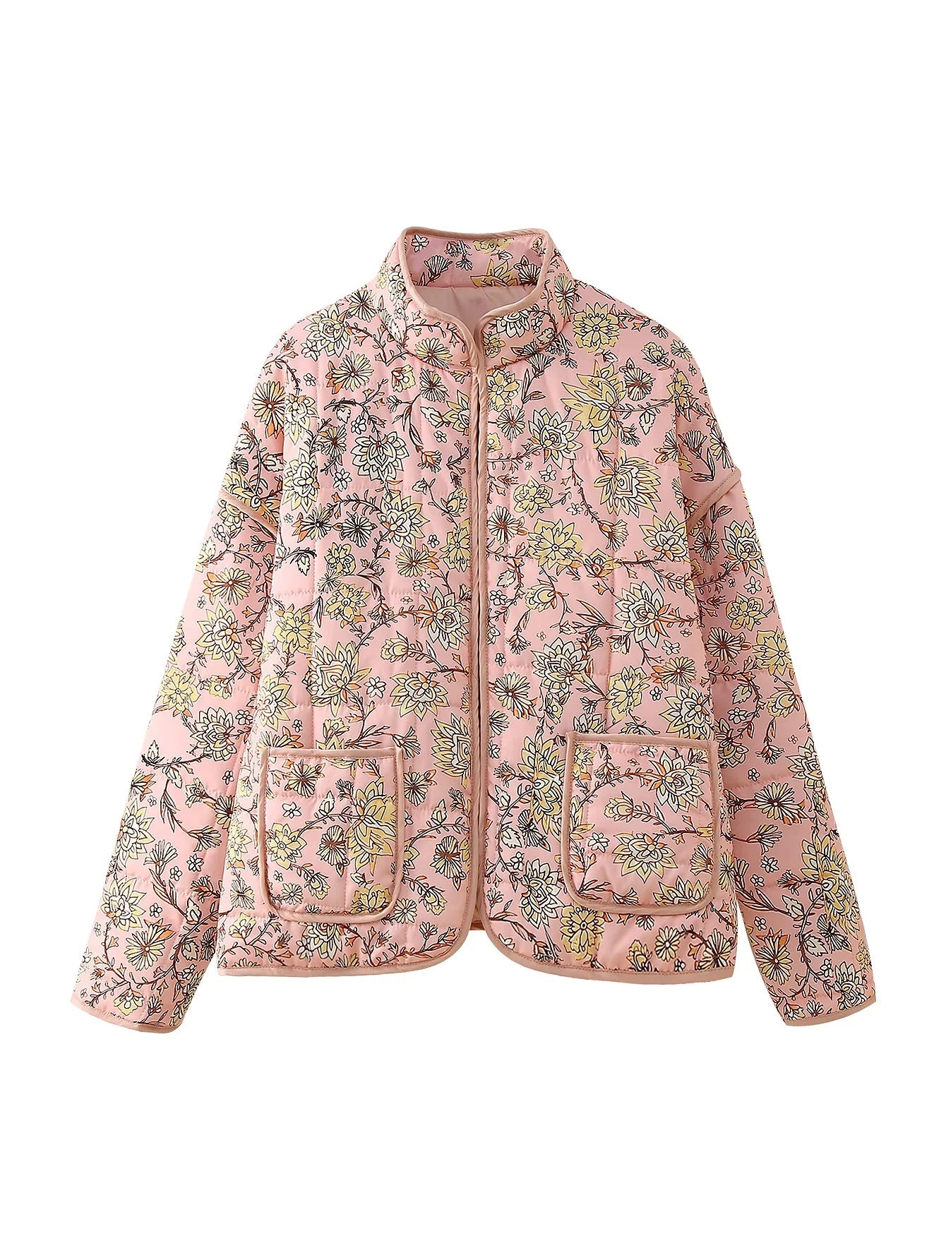 Women's Charming French Retro Pattern Print Jackets