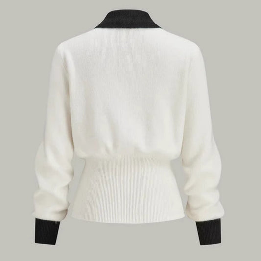 Women's Slim Fit Slimming Fashionable Long Sleeve Knitwear