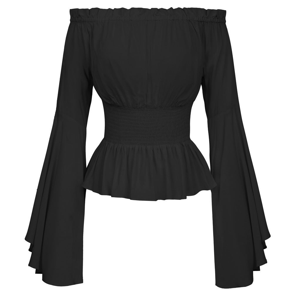 Classy Women's Long Sleeve Renaissance Medieval Dress