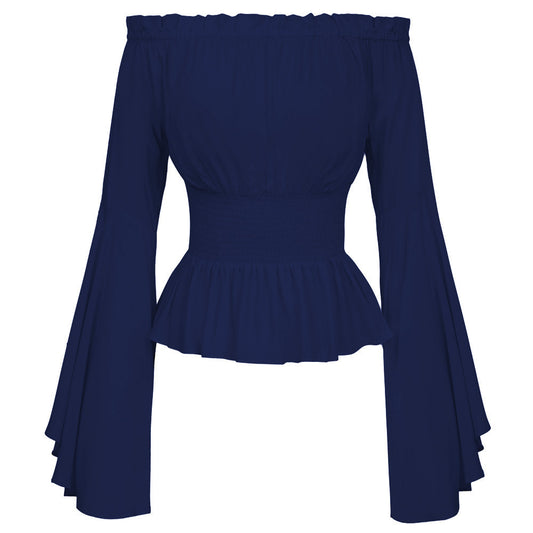 Classy Women's Long Sleeve Renaissance Medieval Dress