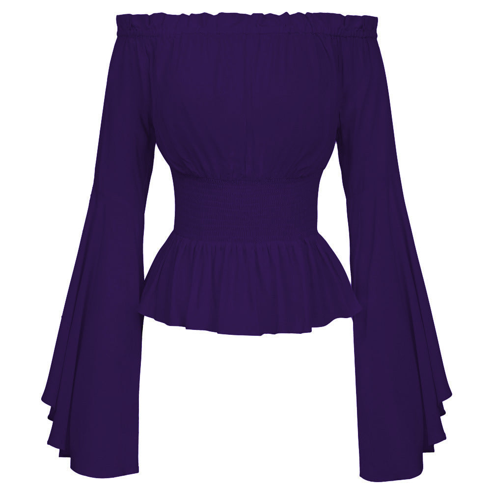 Classy Women's Long Sleeve Renaissance Medieval Dress