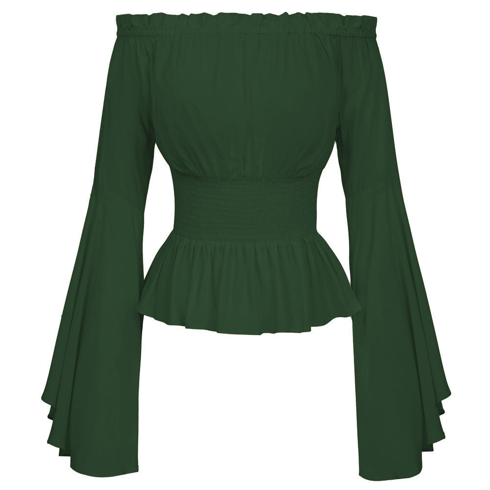Classy Women's Long Sleeve Renaissance Medieval Dress