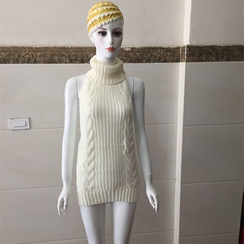 Casual Backless Head Virgin Killer Sexy Sweaters