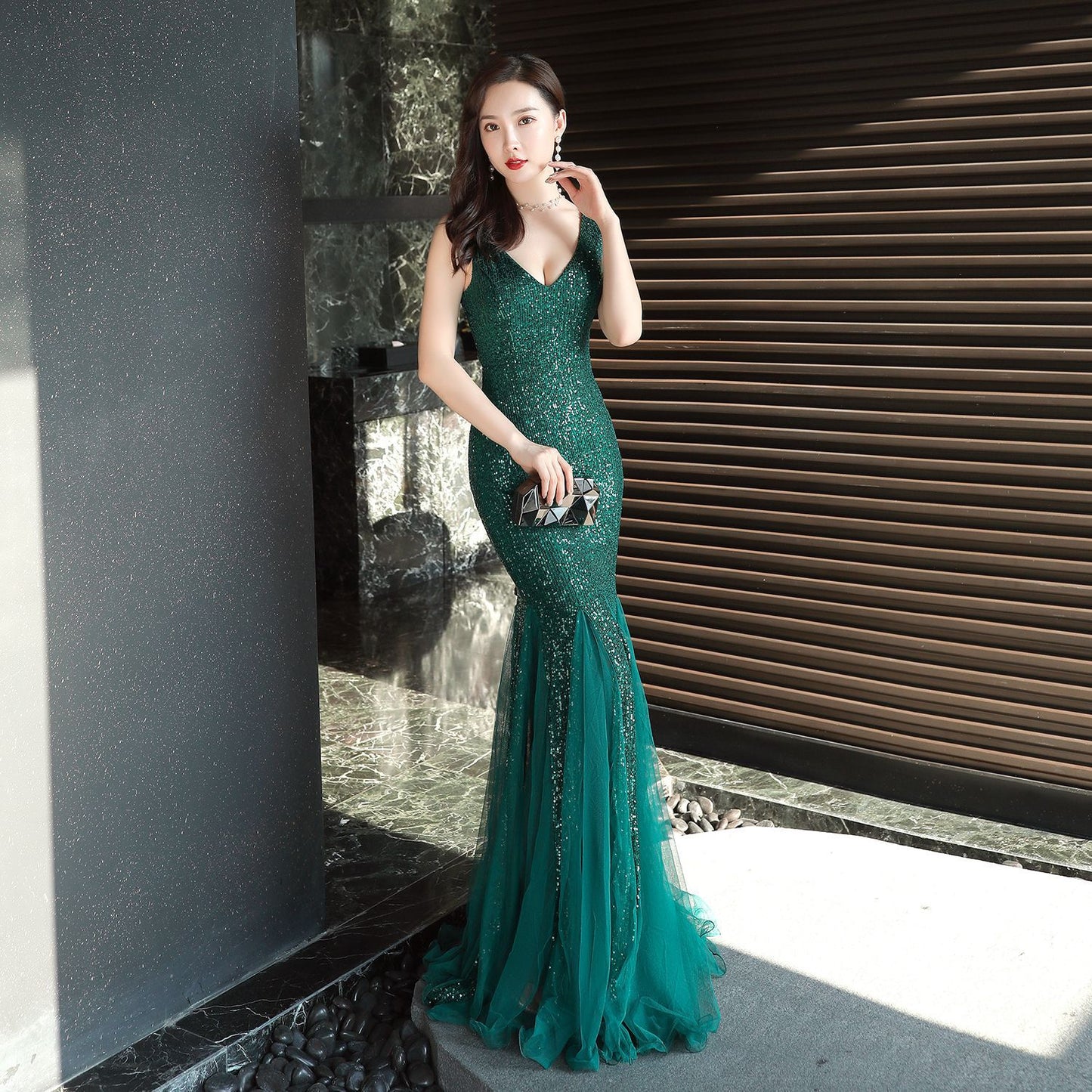 Women's Dress For Banquet Temperament Elegant Long Wedding Dresses