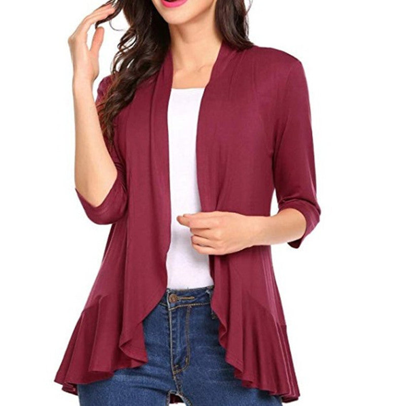 Classy Beautiful Slouchy Women's Solid Color Women's Sweater