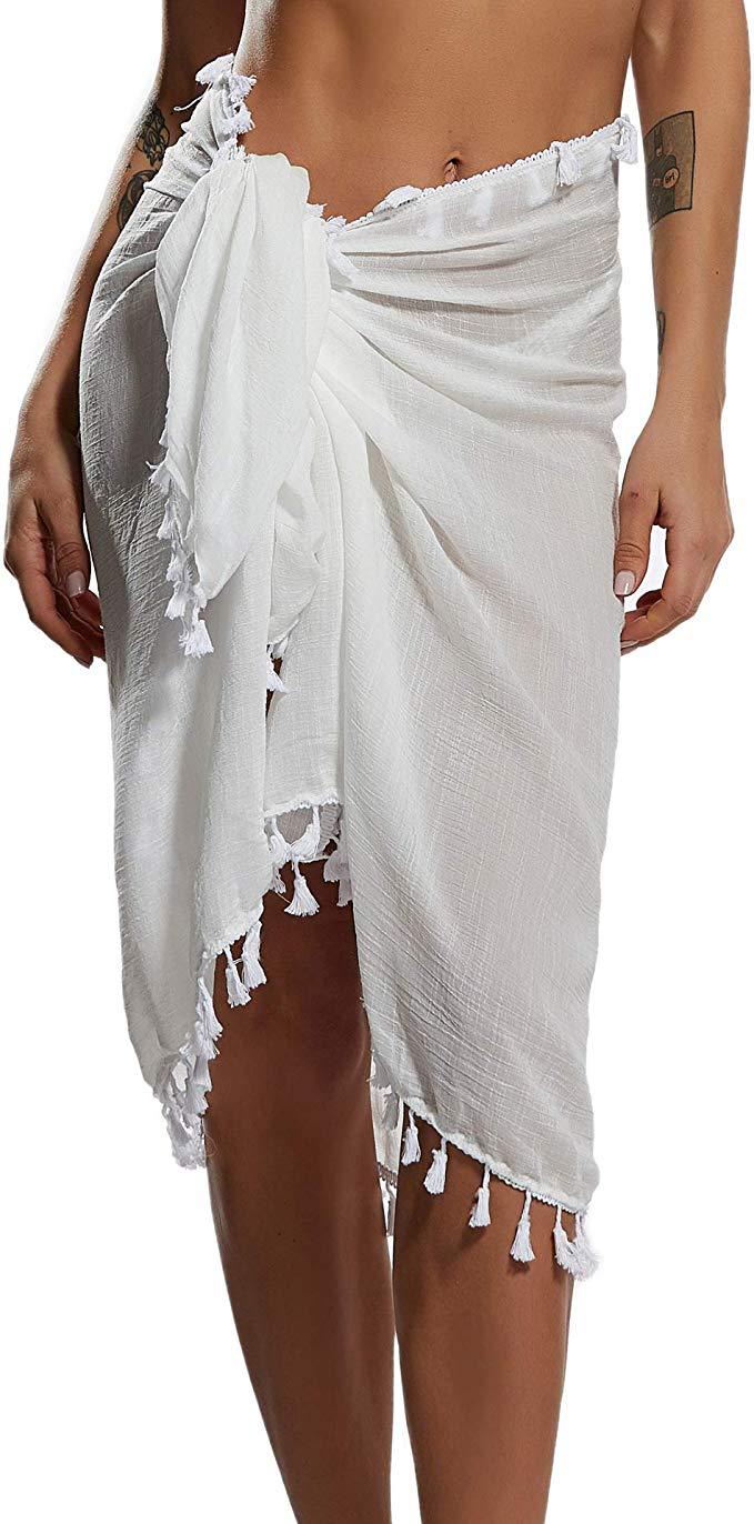 Color Tassel Beach Apron Various Wearing Skirts