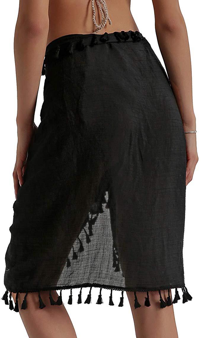 Color Tassel Beach Apron Various Wearing Skirts