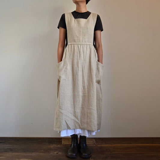 Women's High Waist Long-sleeved Home Wear Loose Dresses