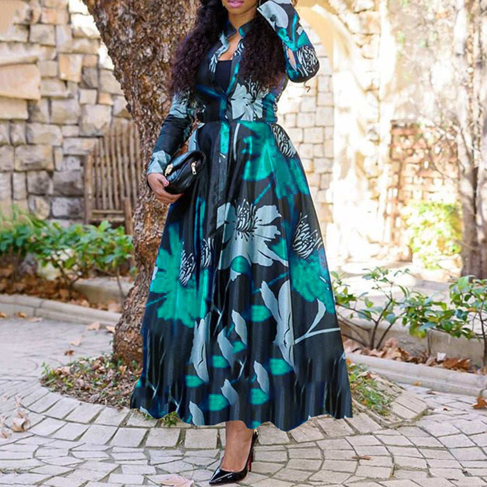 Innovative Women's Printed Wear Wide Hem Dress
