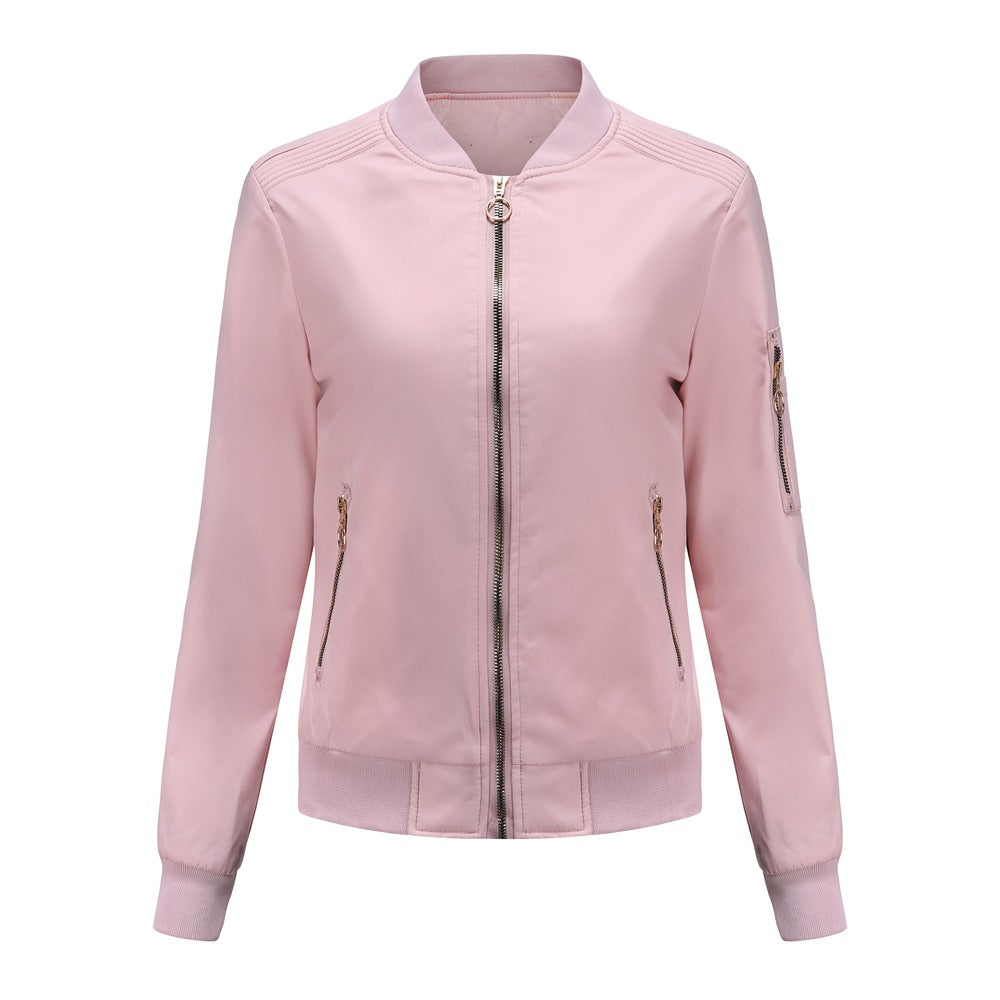 Women's European Fashion Casual Thin Cotton Jackets