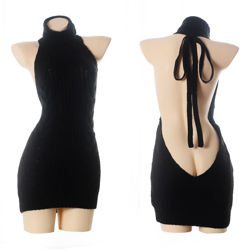 Casual Backless Head Virgin Killer Sexy Sweaters