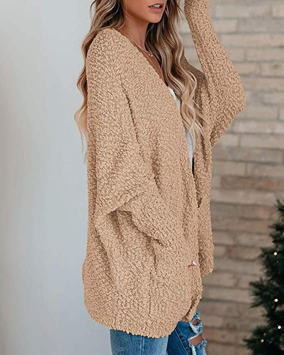 Women's Winter Knitted Double Bag Mid-length Knitwear