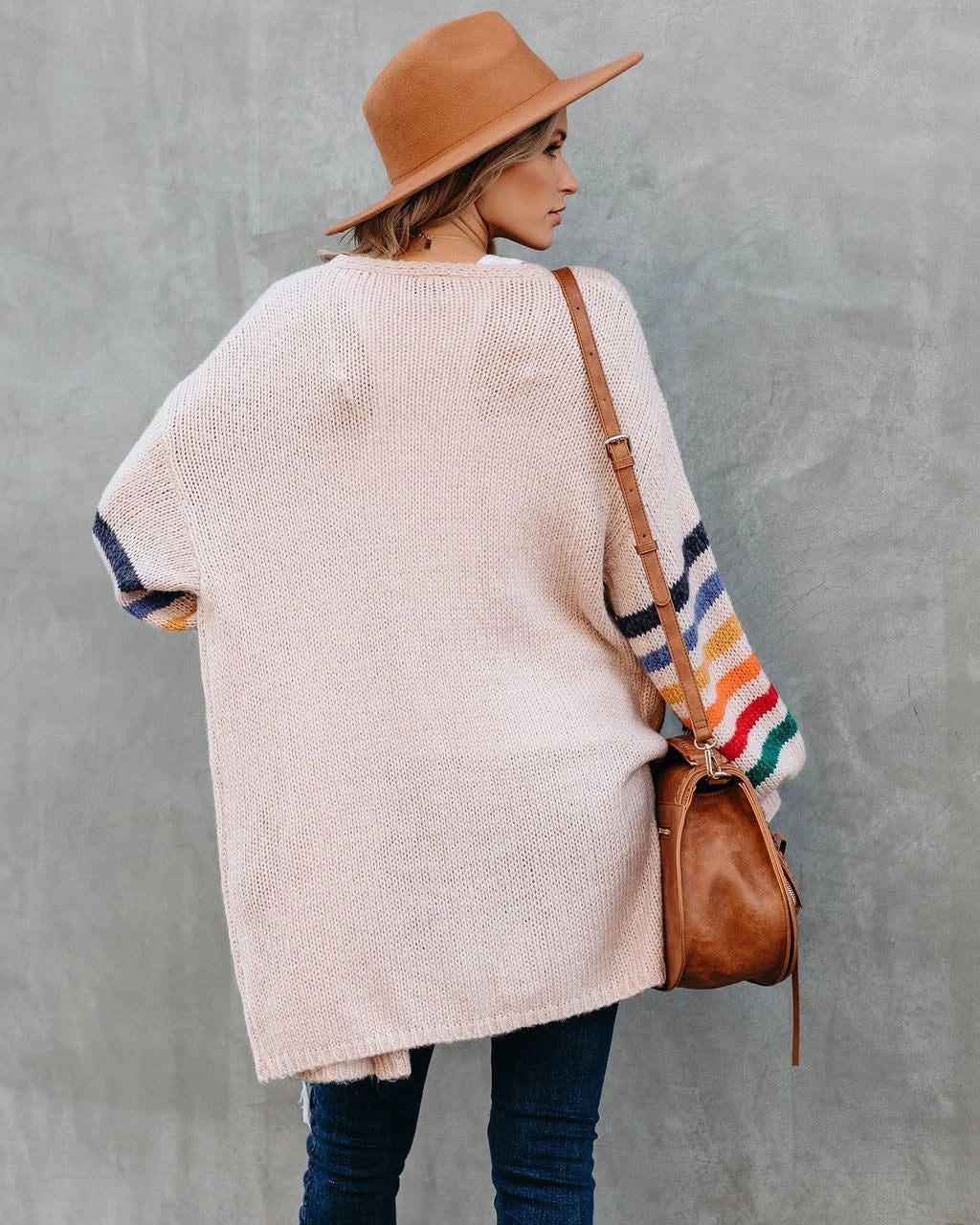 Women's Large Loose Long Sleeve Mid-length Sweaters