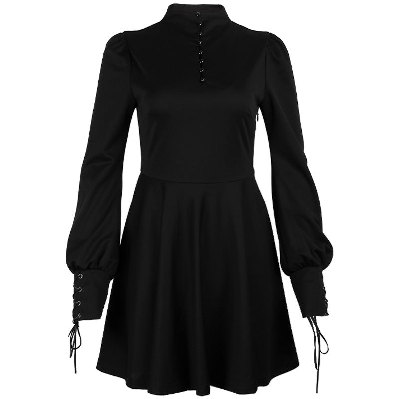 Women's Waist Tight Slimming A- Line Pleated Dresses