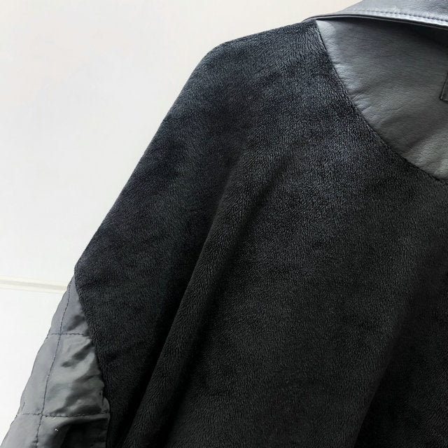 Style Clothes Female Autumn Loose Leather Jackets