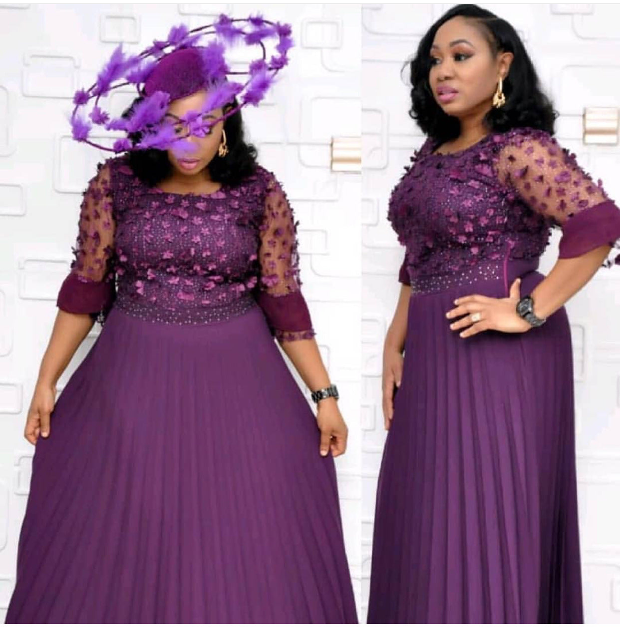 Women's Goods African Fashion Wear Three-dimensional Little Flower Loose Dresses