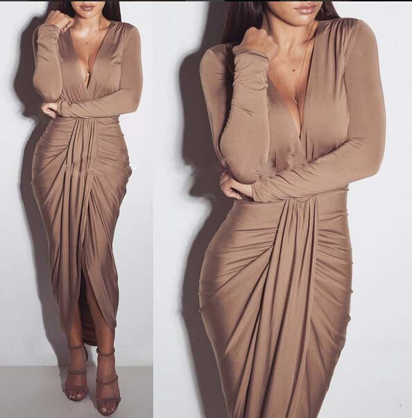 Women's Sexy Fashion Pleated Elegant Nightclub Long Skirts