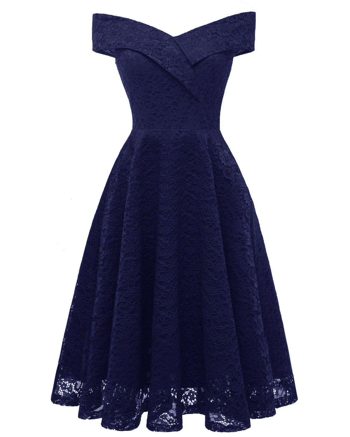 Women's Front Back Deep Lace Sexy Dress Dresses