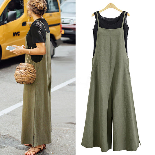 Women's Graceful Classic Loose One-piece Casual Pants
