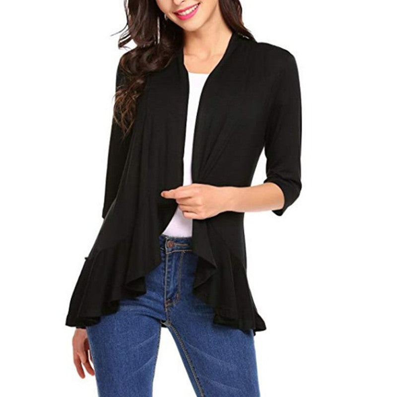 Classy Beautiful Slouchy Women's Solid Color Women's Sweater