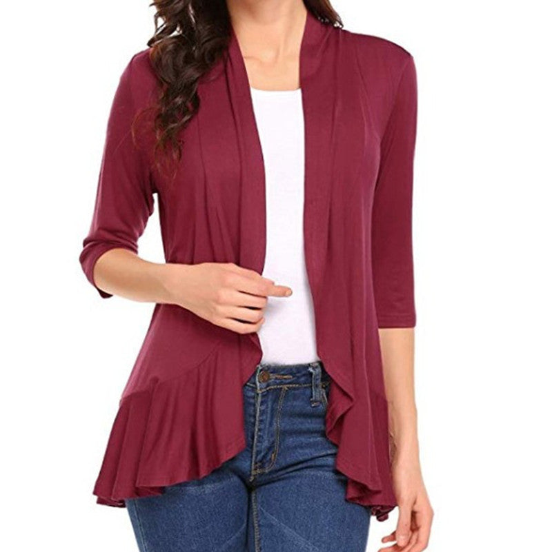 Classy Beautiful Slouchy Women's Solid Color Women's Sweater