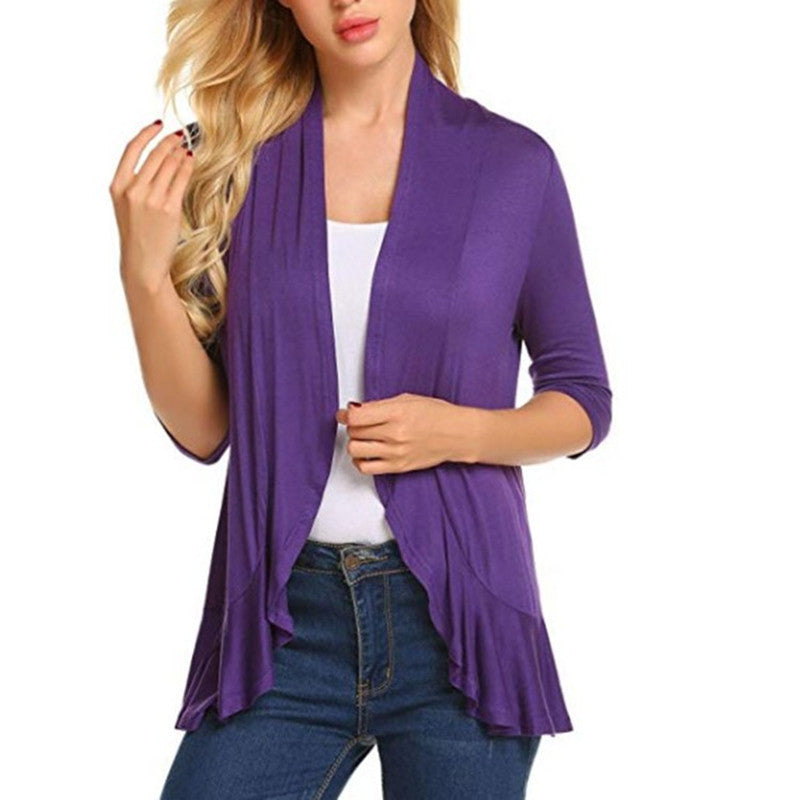 Classy Beautiful Slouchy Women's Solid Color Women's Sweater