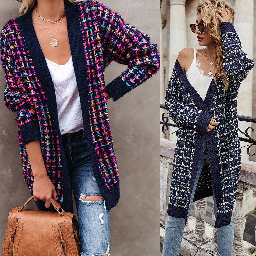 Versatile Women's Spring Clothes Fashion Color Knitwear
