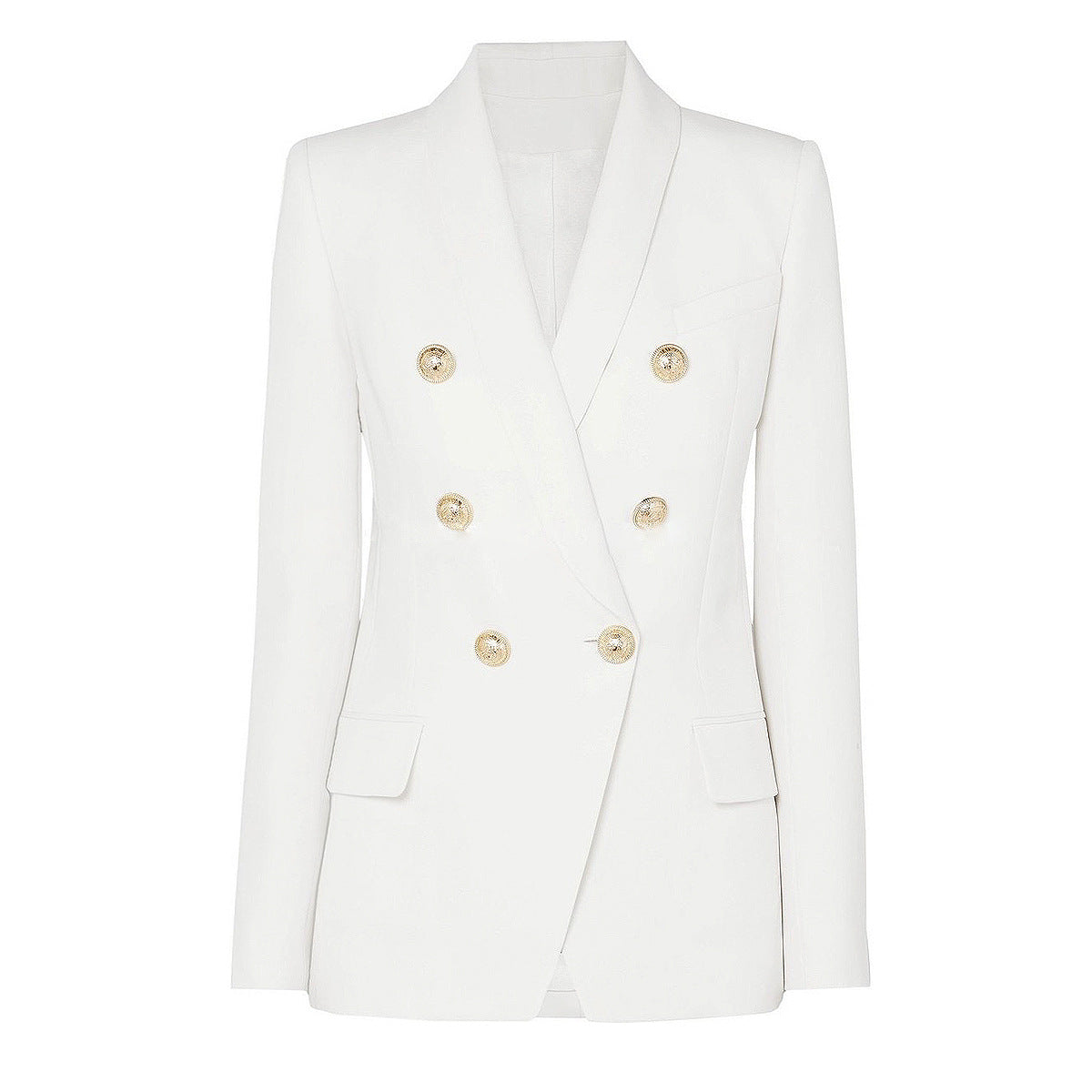 Women's Senior Classic Green Collar High Quality Blazers