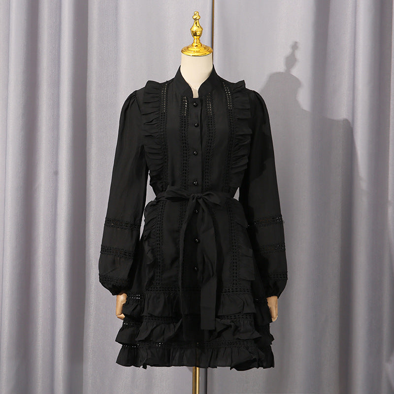 French Simplicity Vacation Style Beach Dress Dresses