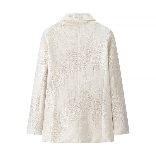 Women's Classic Pretty Fashion Elegant Sequins Suits