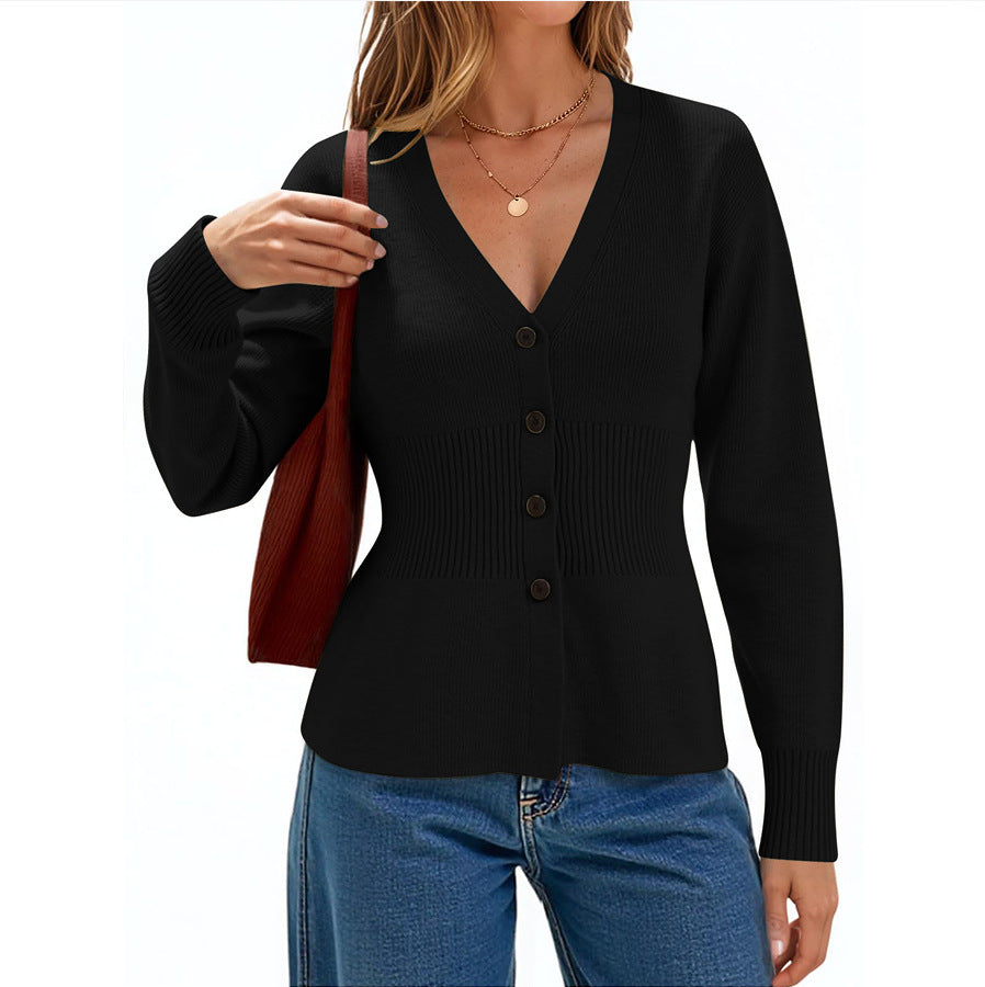 Female Elegant Graceful Easy Matching Waisted Sweaters