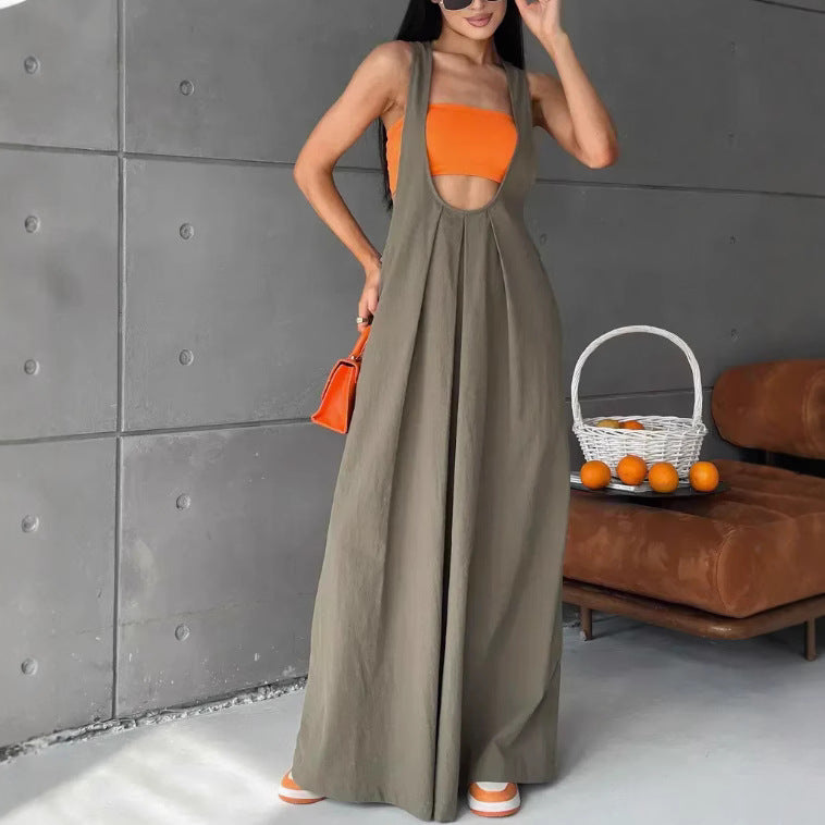Bohemian Style Loose Waist Princess Long Dress