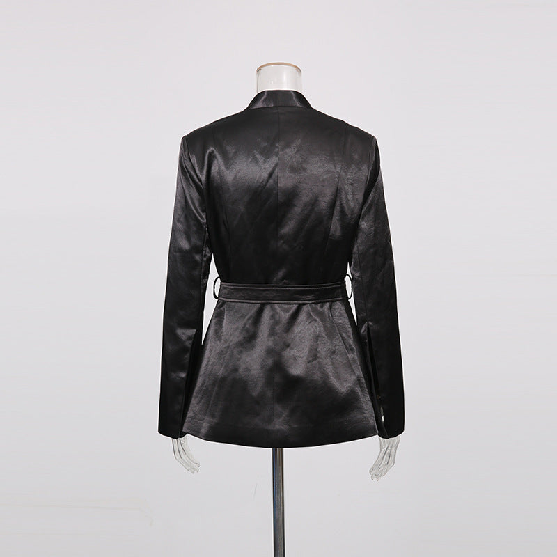 Women's Sense Fashion Small Autumn Slim Fit Solid Coats