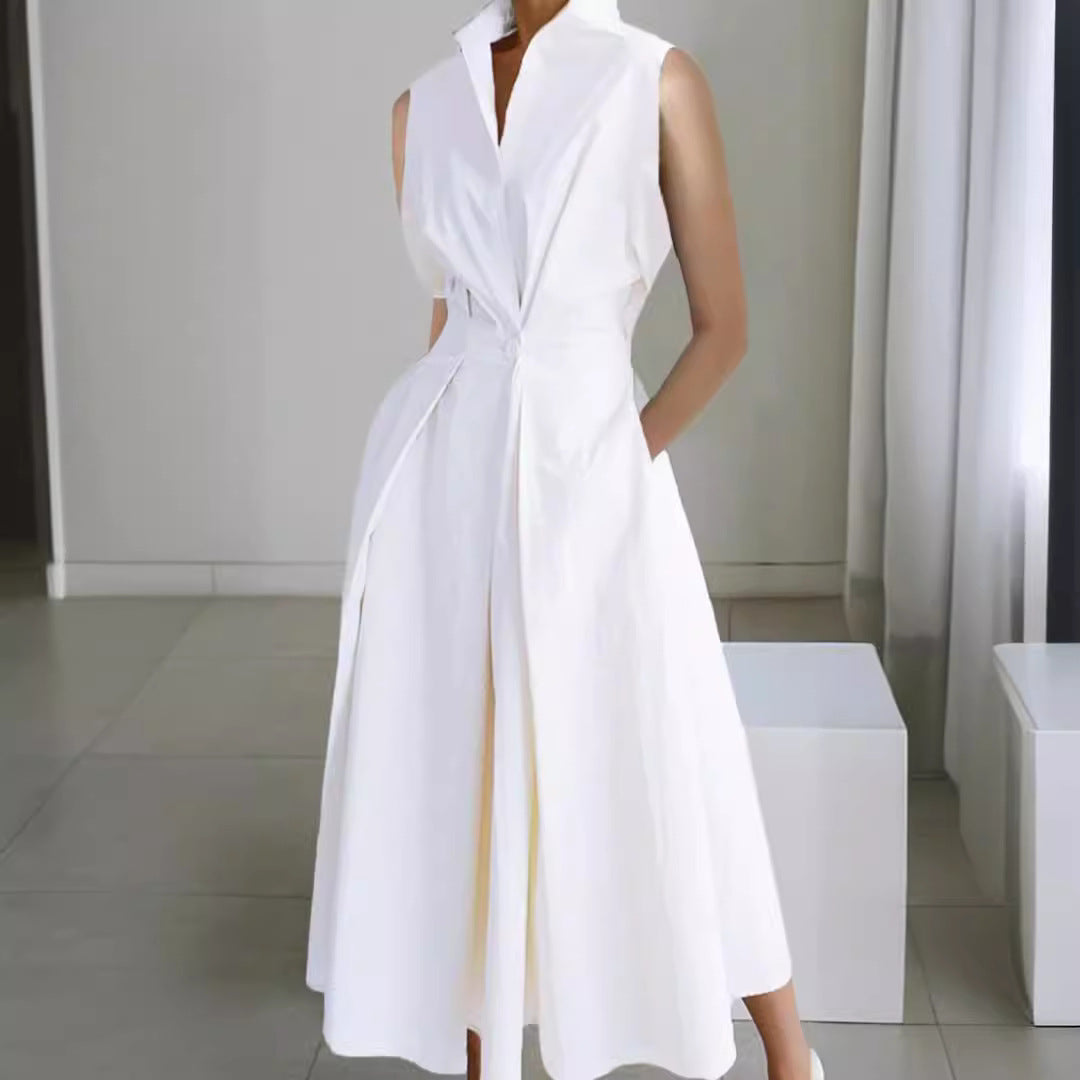 Women's Dress Summer Commuting Fashion Solid Color Dresses