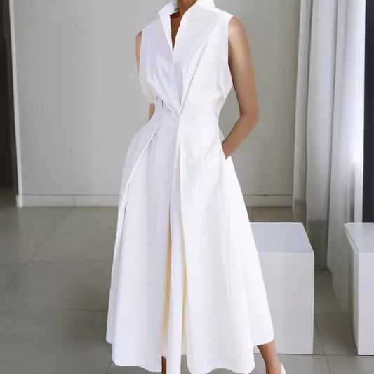 Women's Dress Summer Commuting Fashion Solid Color Dresses