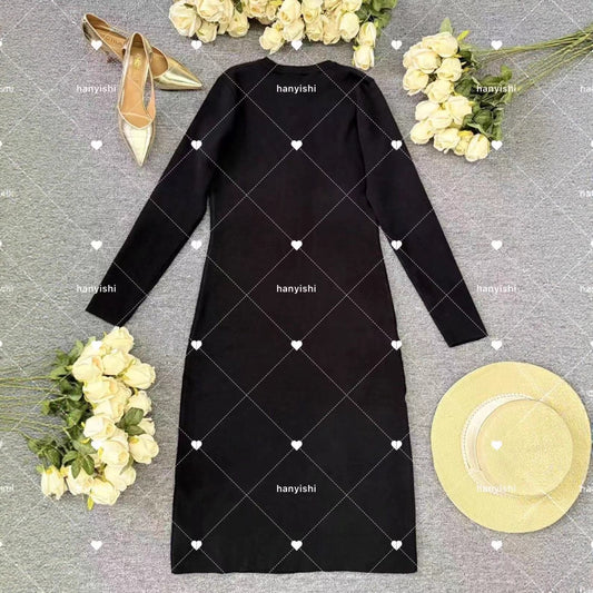 Elegant Knitted Solid Color Slimming Half Zipper With Cardigans